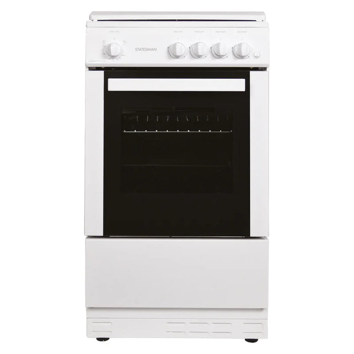LEGACY50GSLF - 50cm Single Cavity Lidded Gas Cooker - White