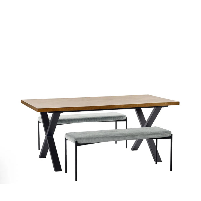 Leonie Bench - Grey