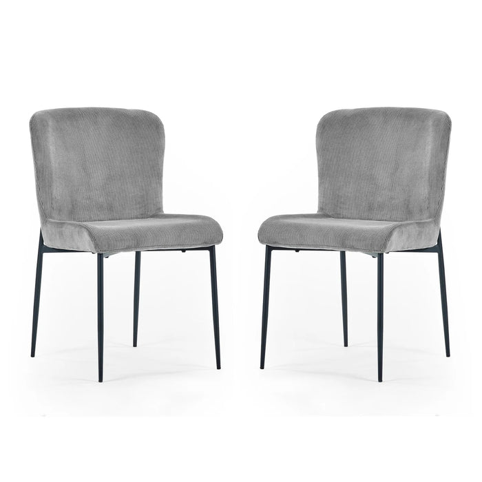 Set Of 2 Leonie Dining Chairs - Grey
