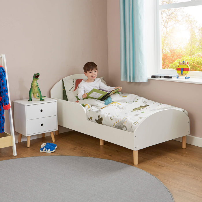 Kids White Toddler Bed