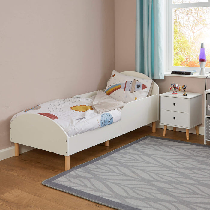 Kids White Toddler Bed