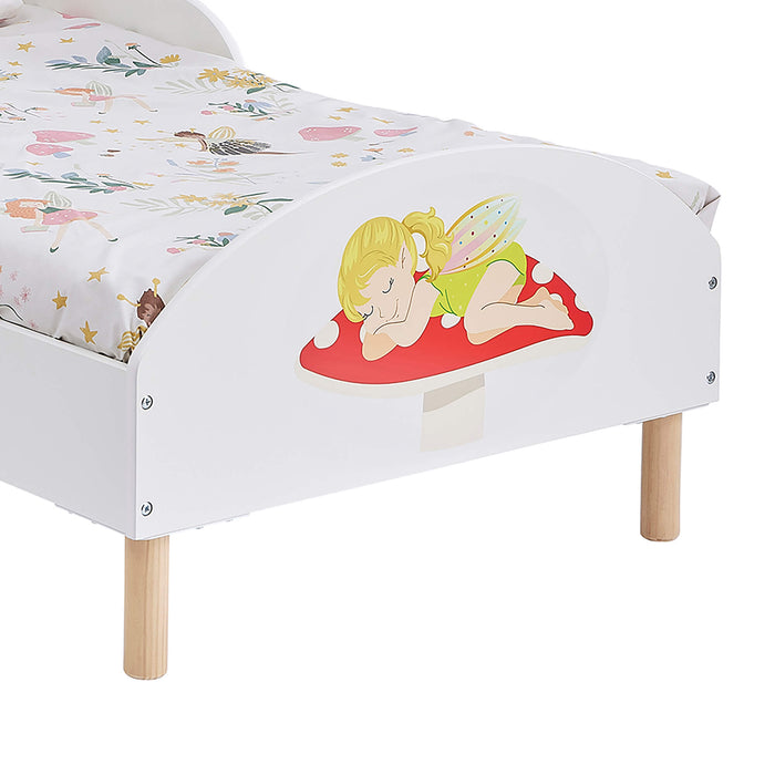Kids White Toddler Bed - Fairy