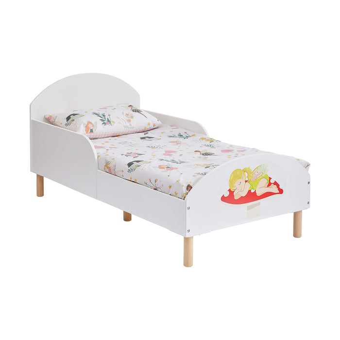 Kids White Toddler Bed - Fairy