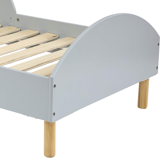 Kids Grey Toddler Bed