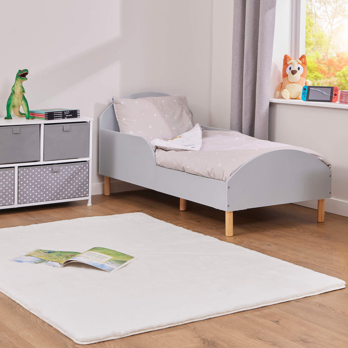 Kids Grey Toddler Bed