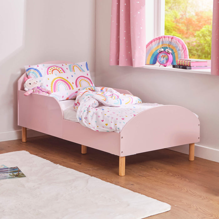 Kids Pink Toddler Bed