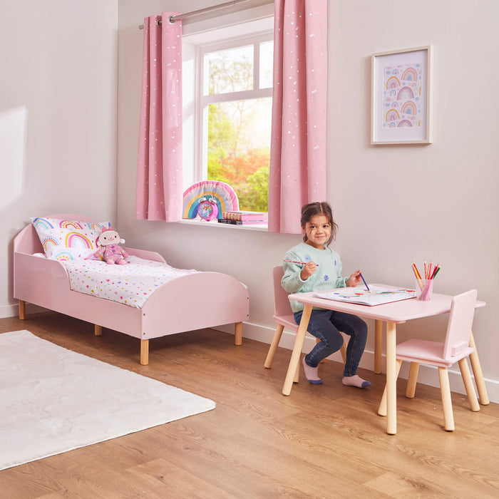 Kids Pink Toddler Bed