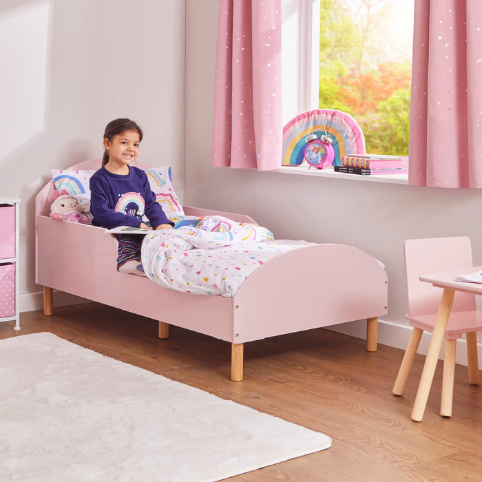 Kids Pink Toddler Bed