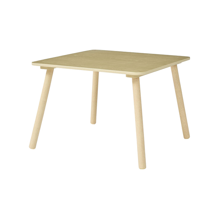 Kids Natural Wood Table and Two Chairs Set