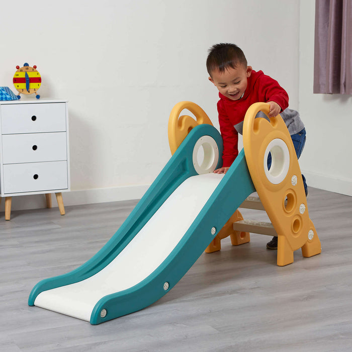 Kids Foldable Rocket Slide - Green