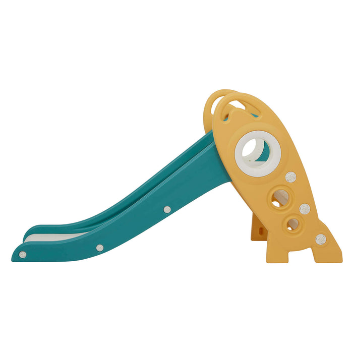 Kids Foldable Rocket Slide - Green