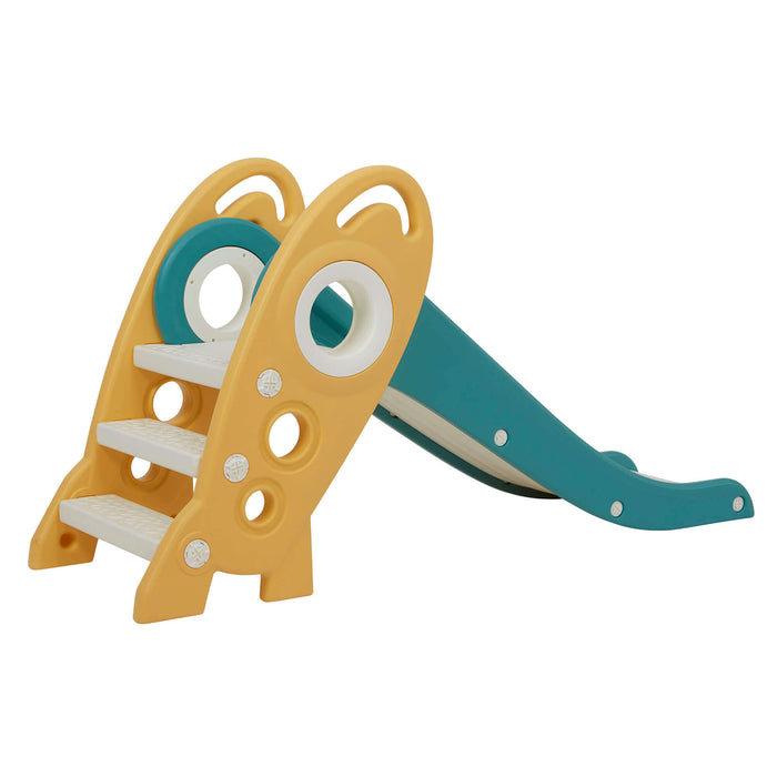 Kids Foldable Rocket Slide - Green