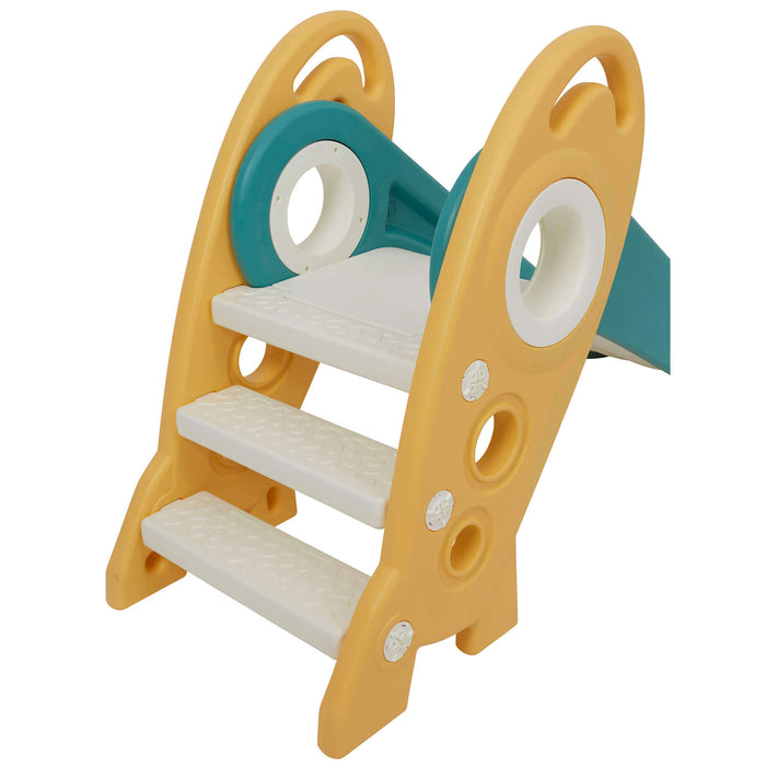 Kids Foldable Rocket Slide - Green