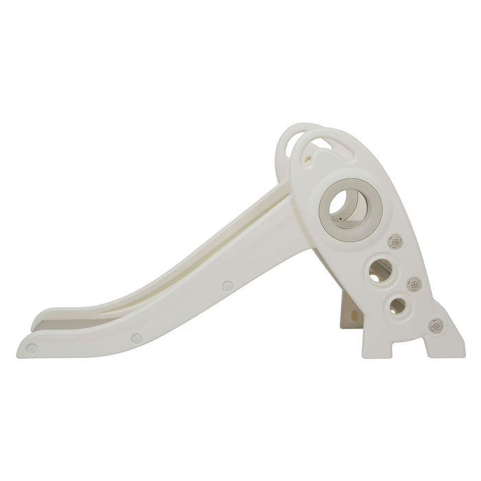 Kids Foldable Rocket Slide - White