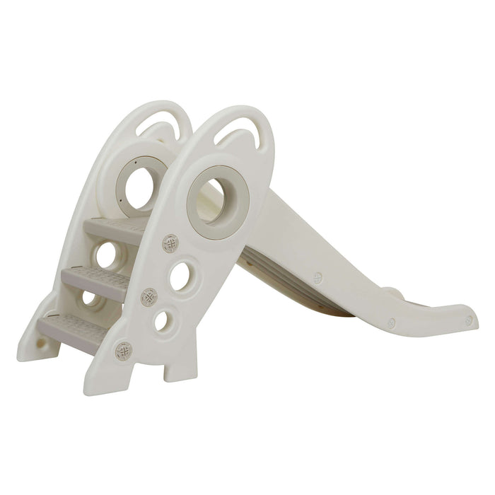 Kids Foldable Rocket Slide - White