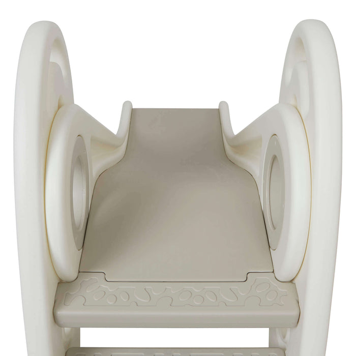 Kids Foldable Rocket Slide - White