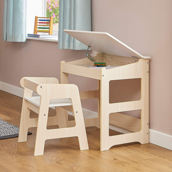 Kids Scandi Study Desk and Chair Set