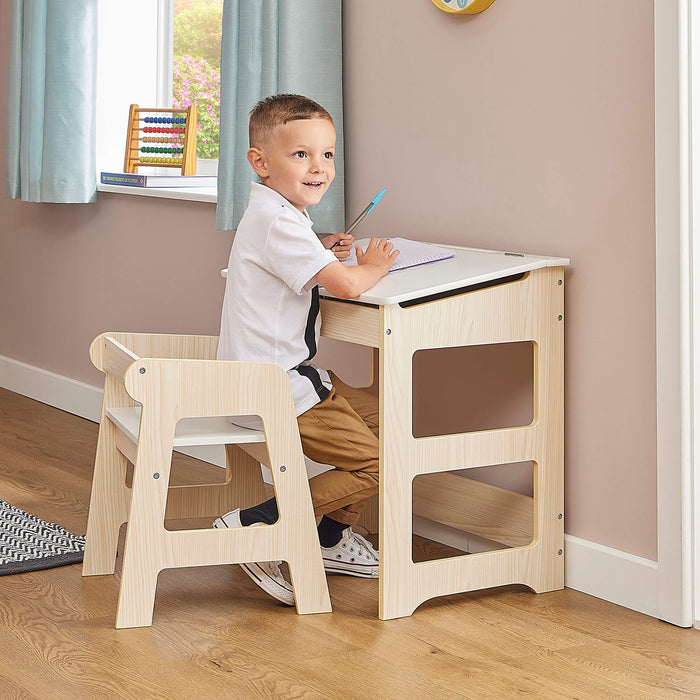 Kids Scandi Study Desk and Chair Set