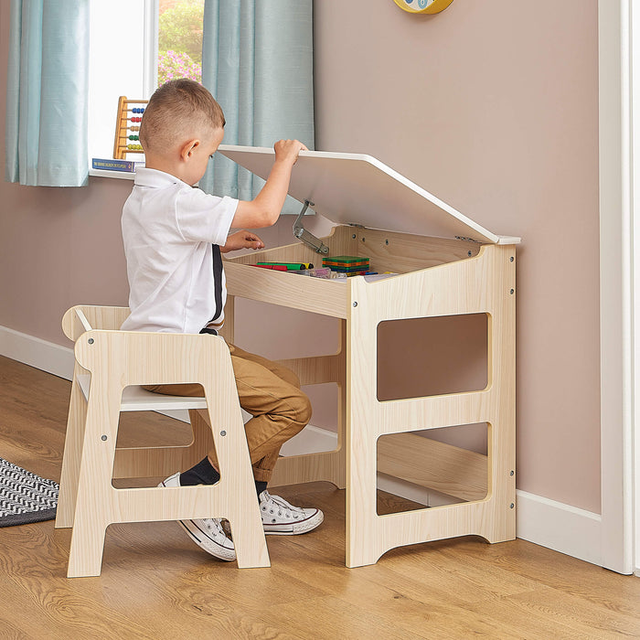 Kids Scandi Study Desk and Chair Set