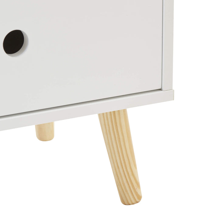 Kids Bedroom 2 Drawer Storage Cabinet