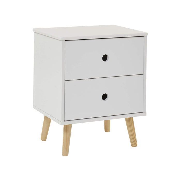 Kids Bedroom 2 Drawer Storage Cabinet