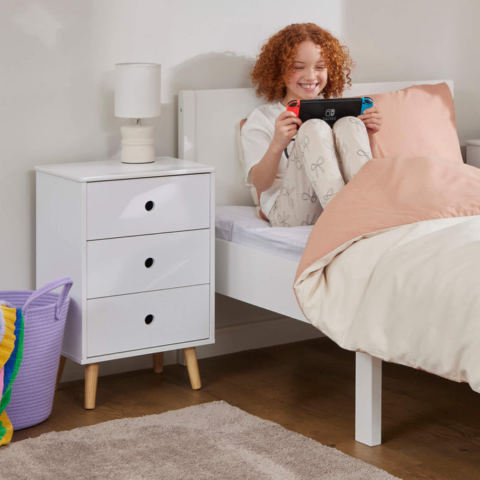 Kids Bedroom 3 Drawer Storage Cabinet