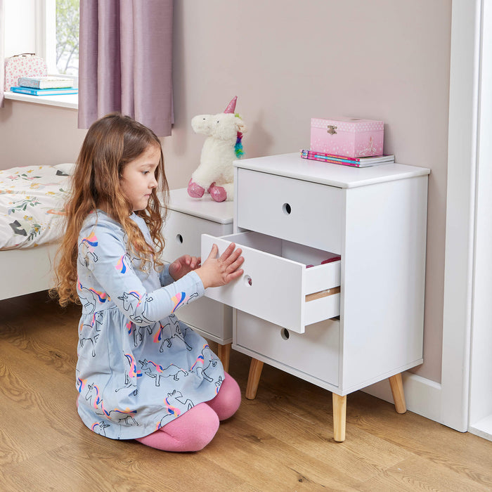 Kids Bedroom 3 Drawer Storage Cabinet