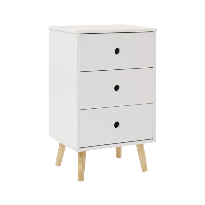 Kids Bedroom 3 Drawer Storage Cabinet