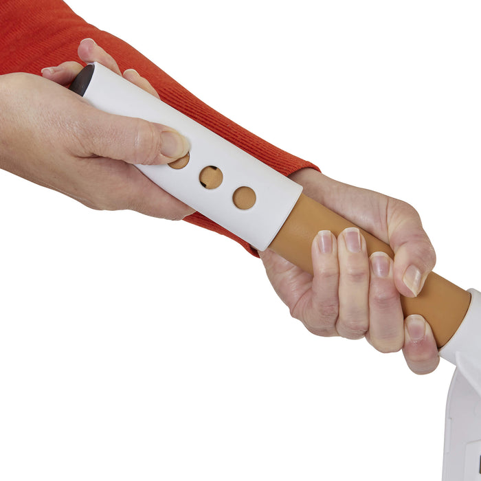 Kids Scandi Height Adjustable Table and Chair Set - White & Pine