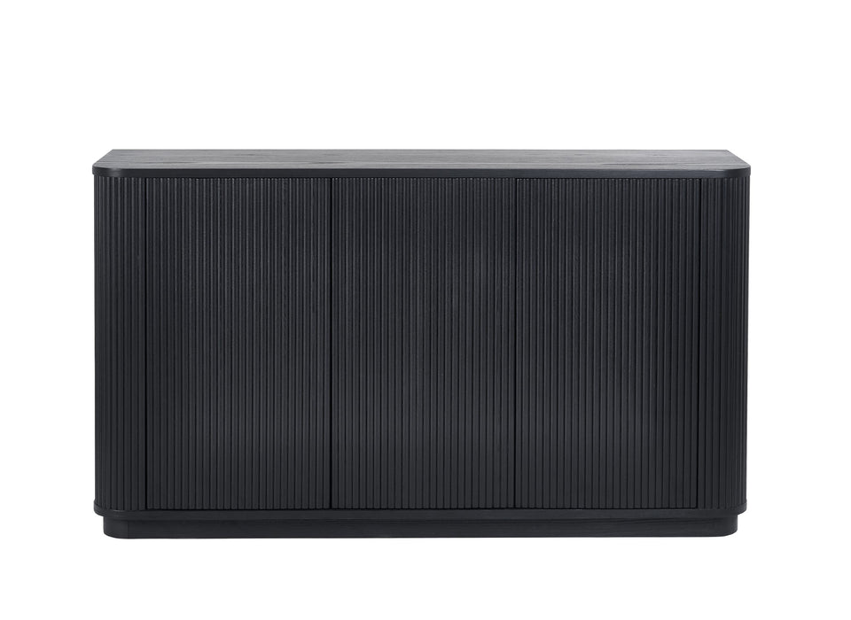 Louis Fluted Sideboard - Black