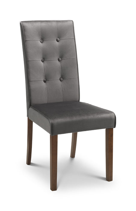 Set Of 2 Madrid Velvet Dining Chairs