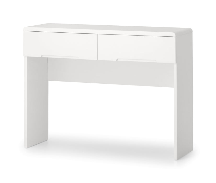 Manhattan Dressing Table With 2 Drawers - White