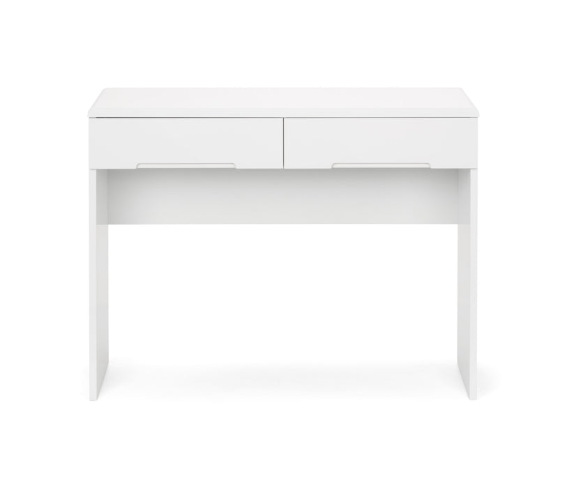 Manhattan Dressing Table With 2 Drawers - White