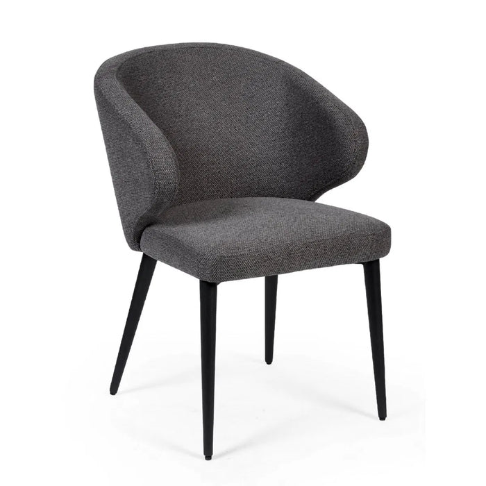 Set of 2 Marcus Dining Chairs - Mid Grey