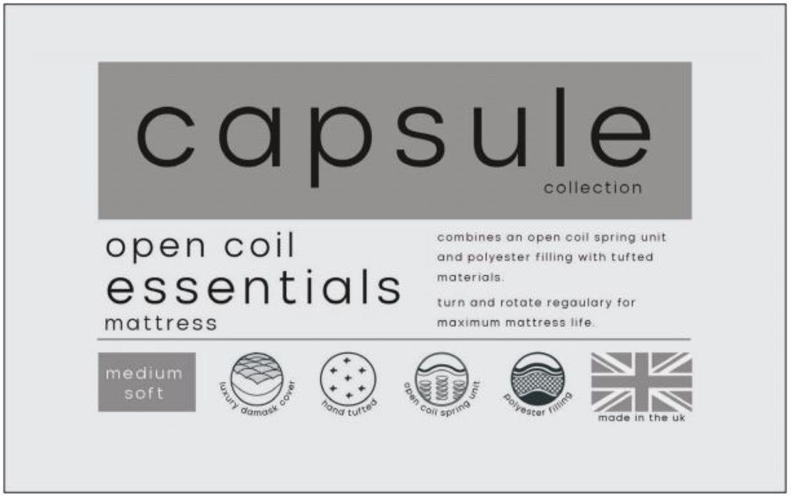 Capsule Essentials 90cm Single Mattress