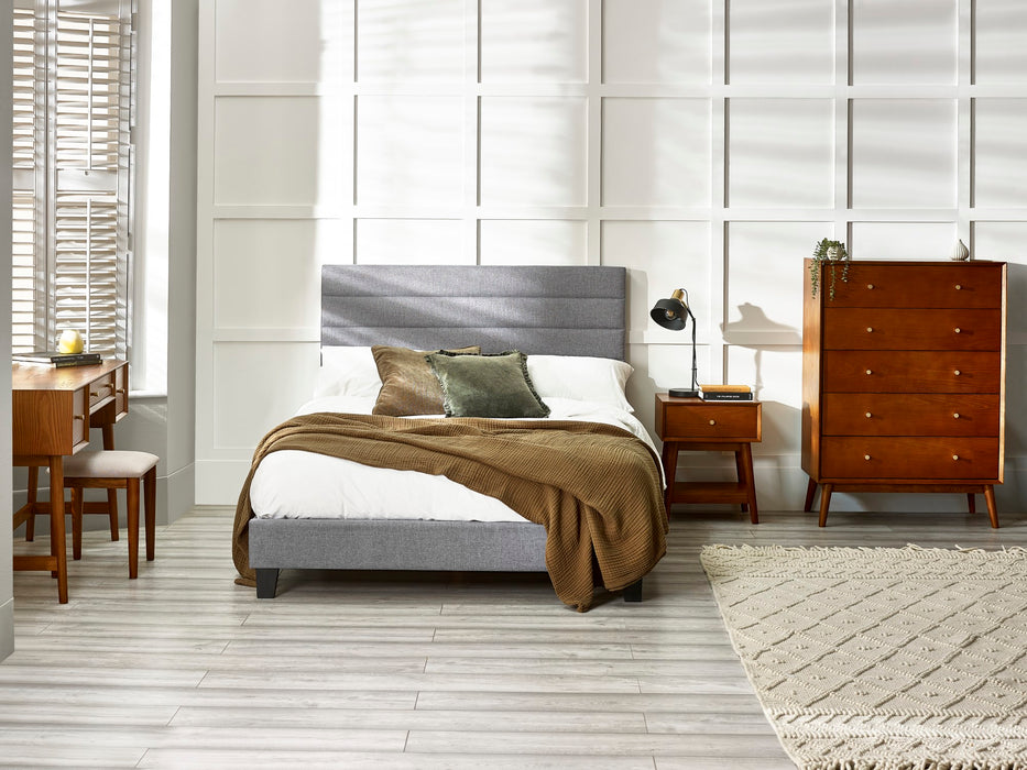 Merida 135cm Double Bed - Grey