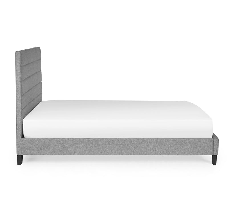 Merida 150cm King Bed - Grey