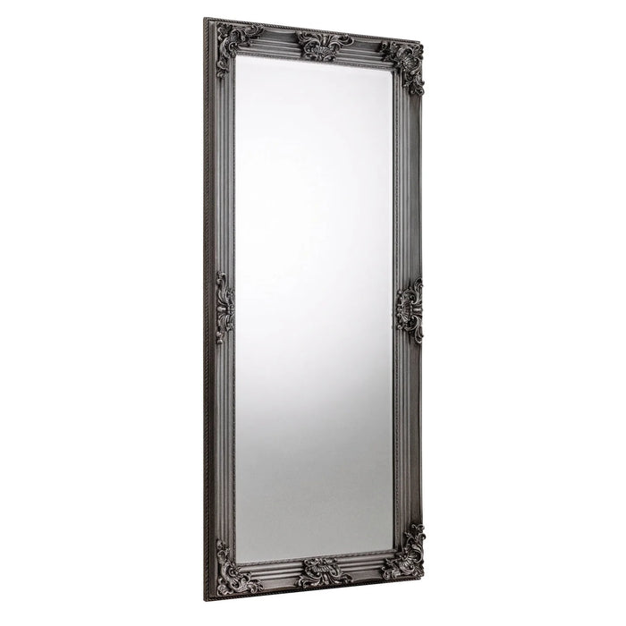 Rococo Pewter Lean-To Dress Mirror