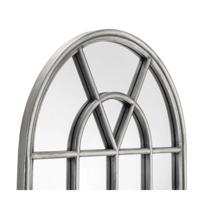 Opus Pewter Window Mirror