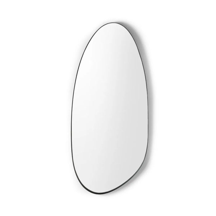 Rushmore Black Metal 95cm Organic Shaped Wall Mirror
