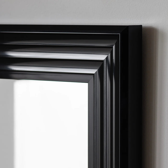 Tokyo Tall Rectangular Dressing Mirror - Gloss Black