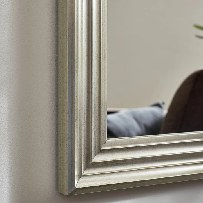 Tokyo Tall Rectangular Dressing Mirror - Pewter