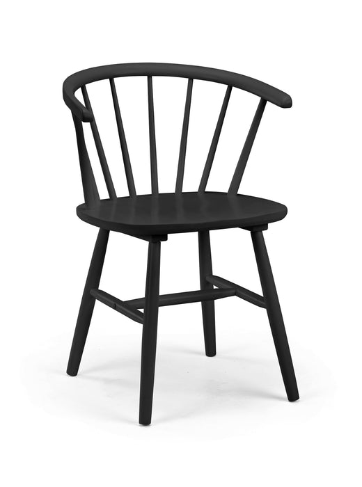 Set Of 2 Modena Dining Chairs - Black