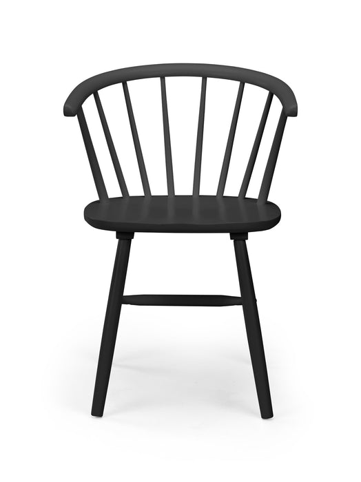 Set Of 2 Modena Dining Chairs - Black