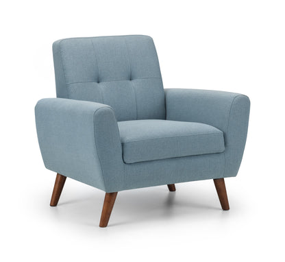 Monza Compact Retro Chair - Blue