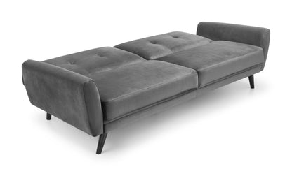 Monza Sofa Bed In Dark Grey Velvet