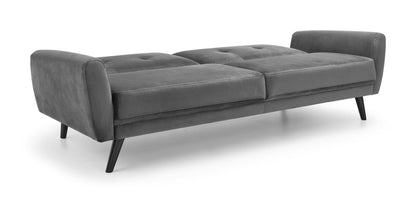 Monza Sofa Bed In Dark Grey Velvet