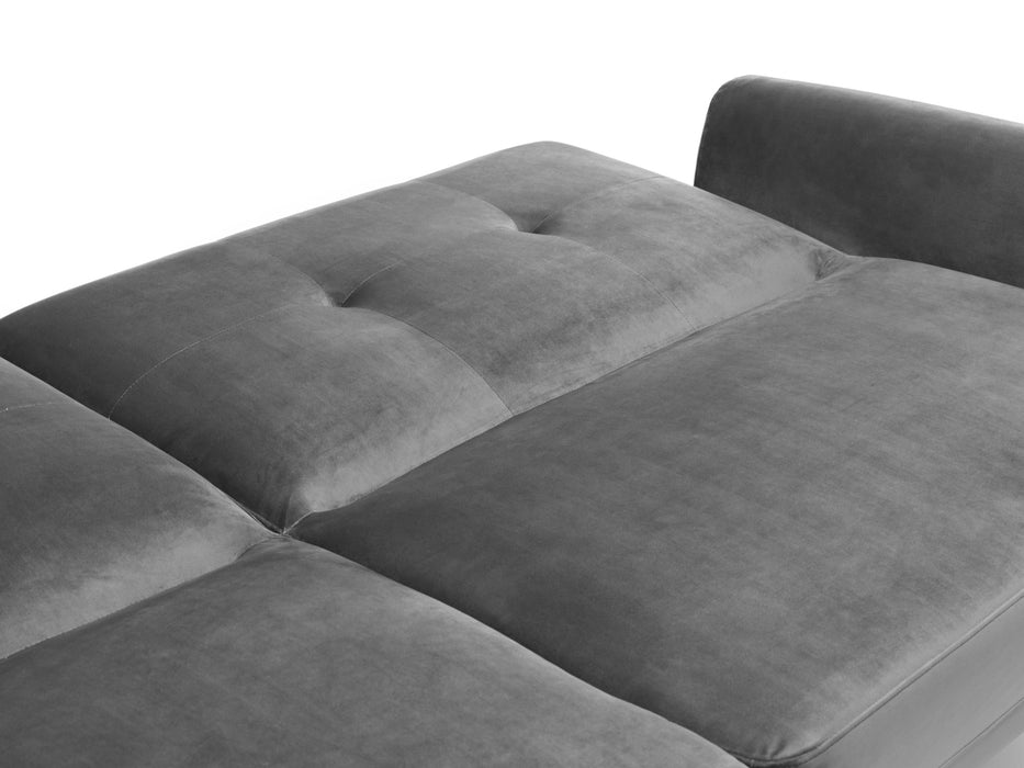 Monza Sofa Bed In Dark Grey Velvet