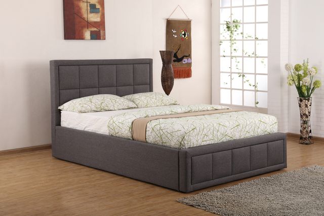 Sia King Ottoman Bedframe Grey