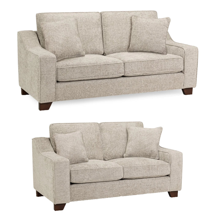 Nebraska 3+2 Sofa Set - Beige